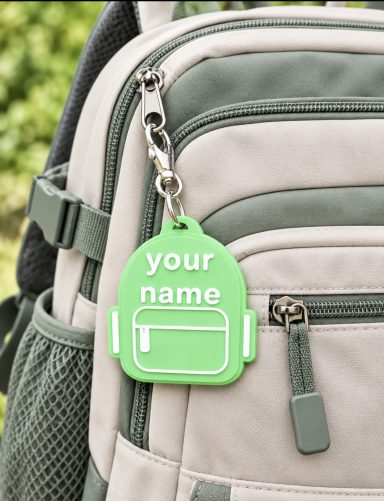Personalisierter Rucksack-Anhänger | Mit Wunschname