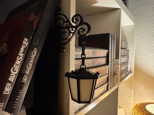 Miniatur-Straßenlaterne für dein Bücherregal