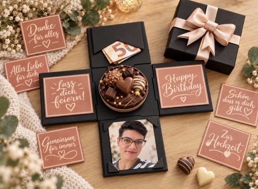 Ein Geschenk, das beim Öffnen für eine besondere Überraschung sorgt!