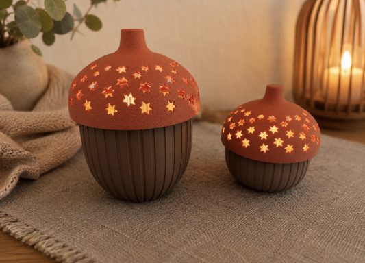 Leuchtende Eicheln LED