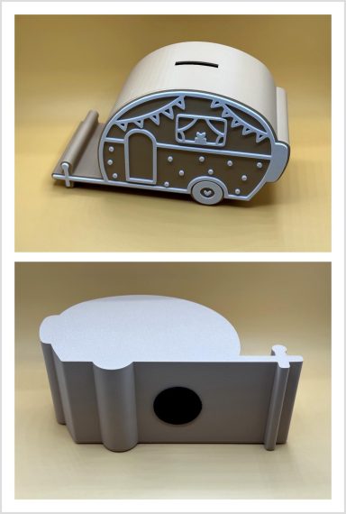 Wohnwagen Spardose